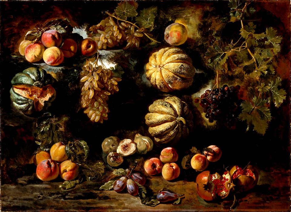 Michele Pace del Campidoglio - Still Life with Melons, Peaches, Figs, and Grapes - 2012.274 - Museum of Fine Arts