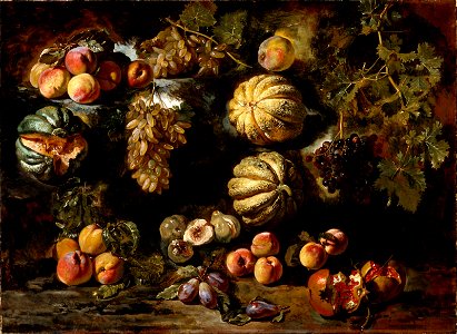 Michele Pace del Campidoglio - Still Life with Melons, Peaches, Figs, and Grapes - 2012.274 - Museum of Fine Arts