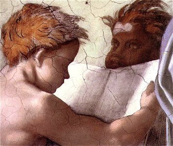 Michelangelo, sibille, delfica 03