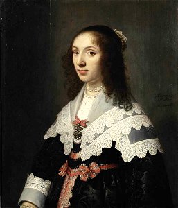 Michiel Jansz van Mierevelt - Portrait of Agatha de Vlaming van Oudtshoorn d5556520g