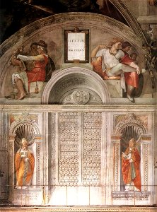 Michelangelo, lunetta, Eleazar - Matthan, 05