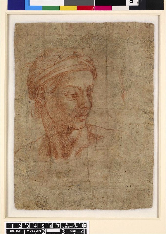 Michelangelo - Verso Head of a youth, 1926,1009.1