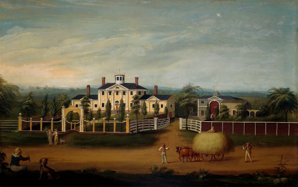 Michele Felice Cornè - New England Country Seat - 1946.391 - Art Institute of Chicago