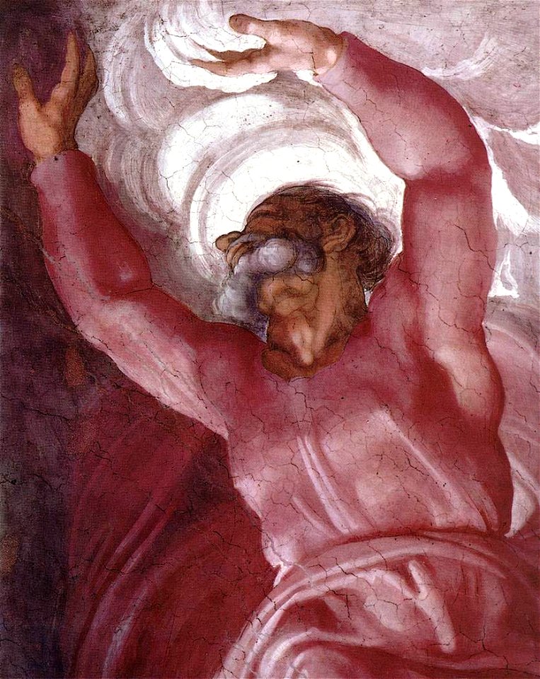 Michelangelo, Separation of Light from Darkness 02