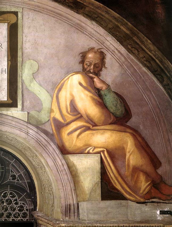 Michelangelo, lunetta, Azor - Zadok 02