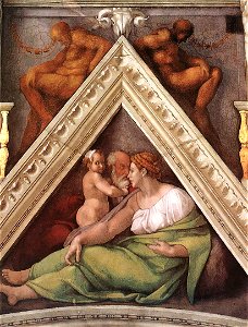 Michelangelo, antenati di cristo, 04