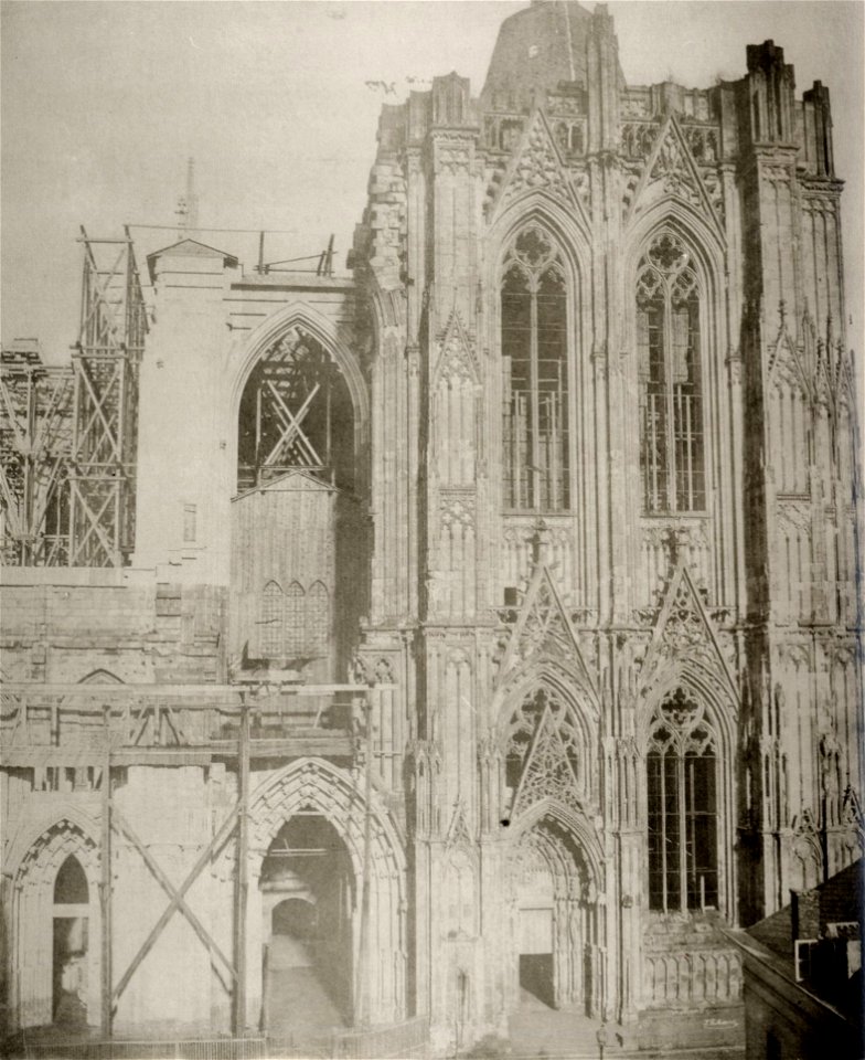 Michiels, Johann Franz - Die Westseite des Kölner Domes (Zeno Fotografie)