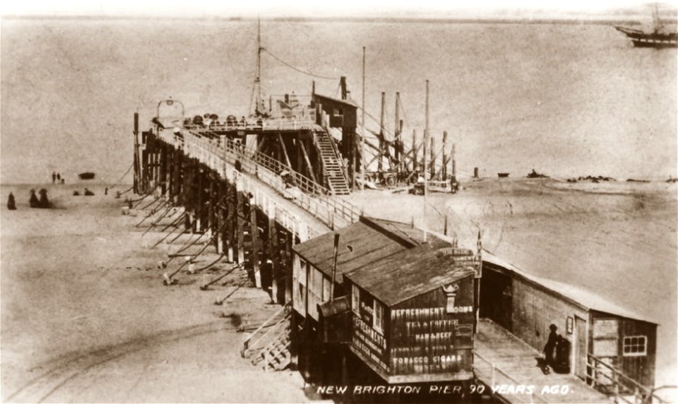 New Brighton Pier, c1860