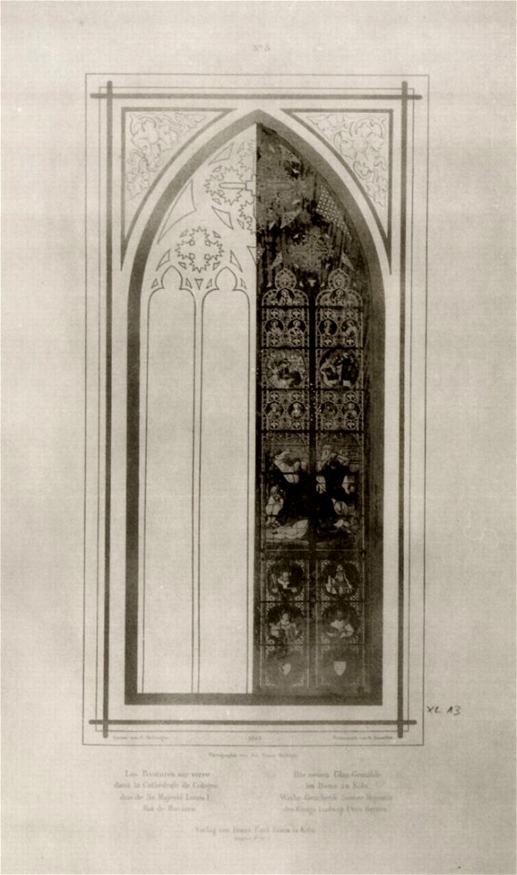 Michiels, Johann Franz - Neue Ausgabe des Mappenwerks »Die neuen Glas-Gemälde im Dome zu Köln« (Zeno Fotografie)
