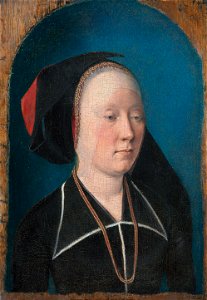 Michiel Sittow - Bildnis einer Dame - GG 6975 - Kunsthistorisches Museum