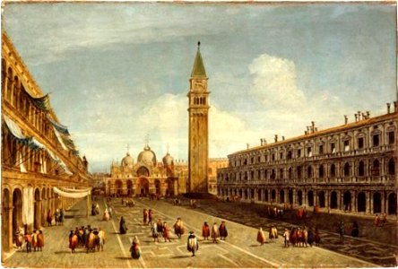 Michele Marieschi - Vedute mit dem Markusplatz in Venedig, um 1740, 305