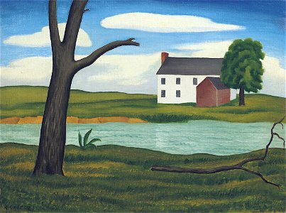 New England Landscape. George Copeland Ault
