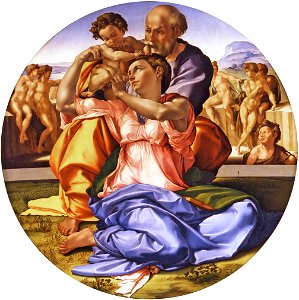 Michelangelo- Tondo Doni - tone corrected