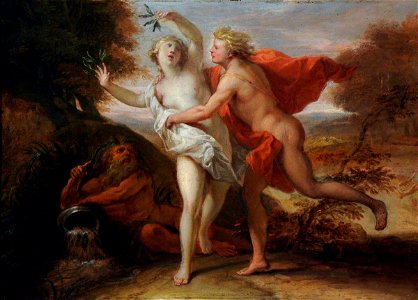 Michele Rocca (1675-1751) (attributed to) - Apollo and Daphne - 959435 - National Trust. Free illustration for personal and commercial use.