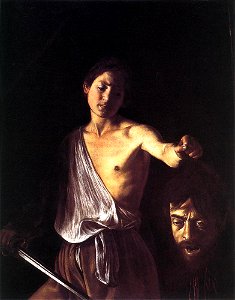 Michelangelo Merisi da Caravaggio - David - WGA04195. Free illustration for personal and commercial use.