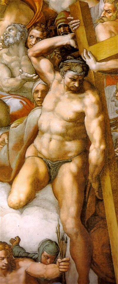Michelangelo, giudizio universale, dettagli 11
