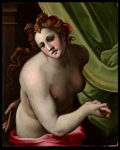 Michele Tosini (Michele di Ridolfo) - Lucretia - 1871.82 - Yale University Art Gallery