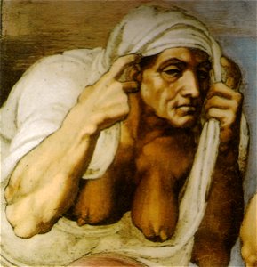 Michelangelo, giudizio universale, dettagli 13