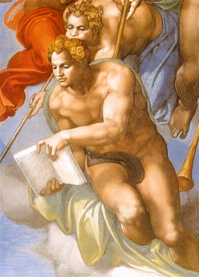 Michelangelo, giudizio universale, dettagli 26