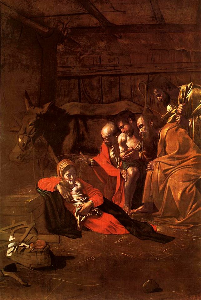 Michelangelo Merisi da Caravaggio Adorazione dei pastori Messina Museo Regionale1