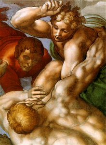 Michelangelo, giudizio universale, dettagli 29