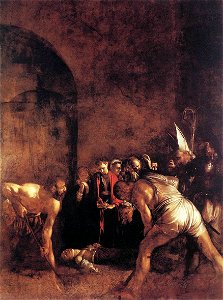 Michelangelo Merisi da Caravaggio - Burial of St Lucy - WGA04188