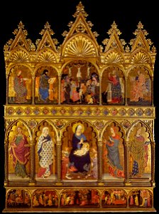 Michele Di Matteo - Polyptych of Sant'Elena - WGA15584. Free illustration for personal and commercial use.