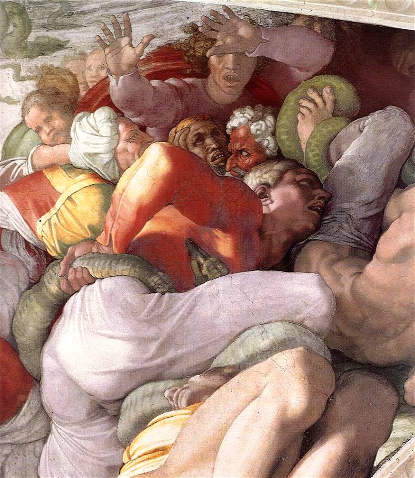 Michelangelo, Brazen Serpent 03