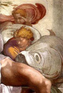 Michelangelo, profeti, Jonah 04