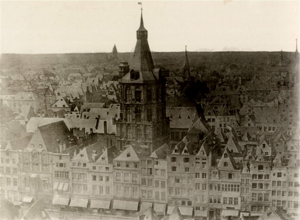 Michiels, Johann Franz - Alter Markt mit Rathausturm (Zeno Fotografie)