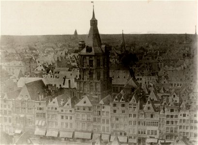 Michiels, Johann Franz - Alter Markt mit Rathausturm (Zeno Fotografie)