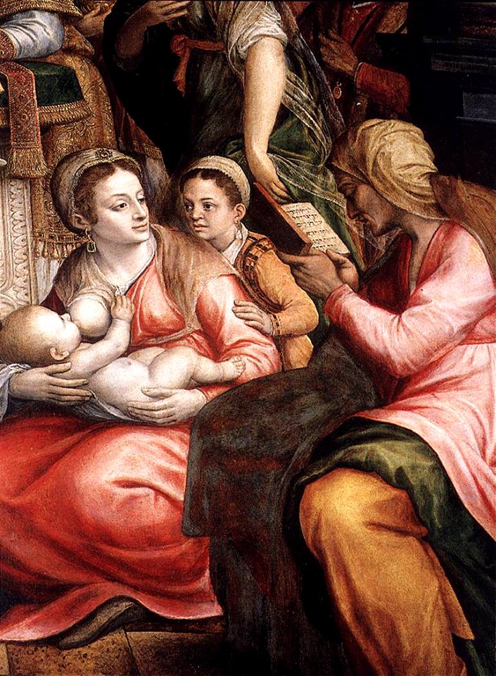 Michiel Coxie - The Circumcision of Christ (detail) - WGA05579