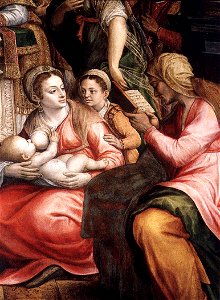 Michiel Coxie - The Circumcision of Christ (detail) - WGA05579