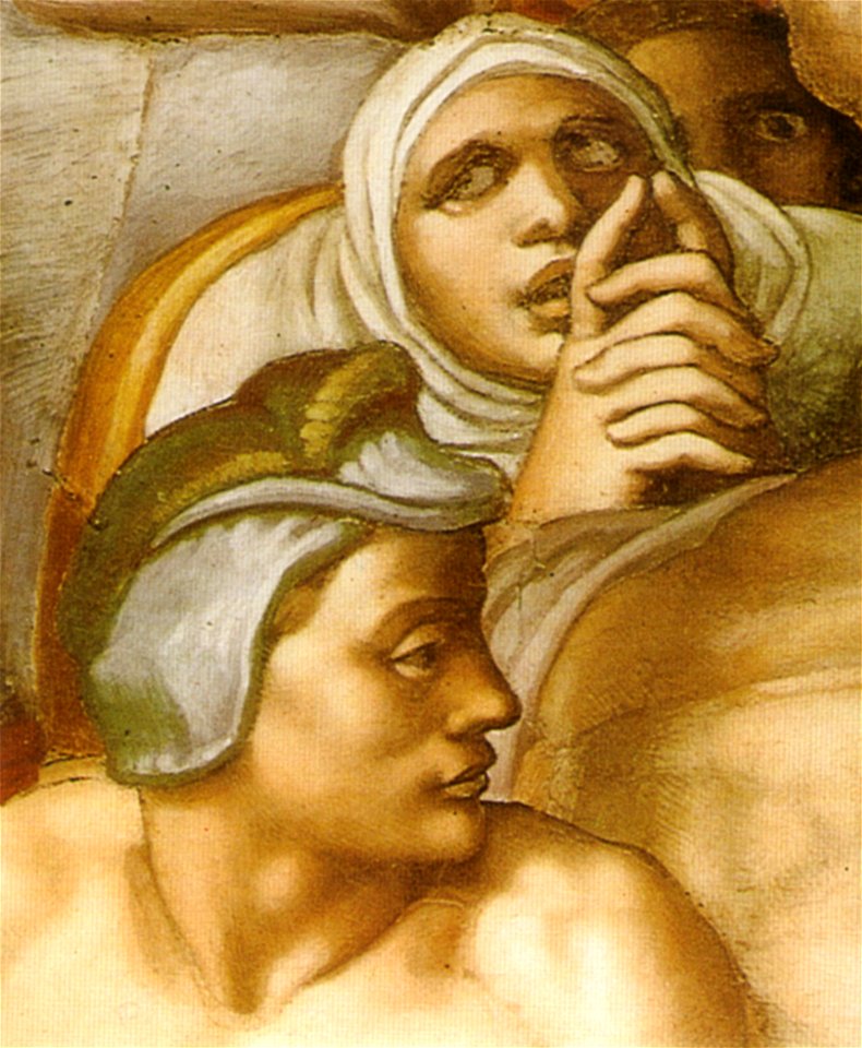 Michelangelo, giudizio universale, dettagli 15