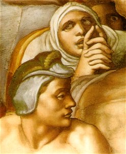 Michelangelo, giudizio universale, dettagli 15