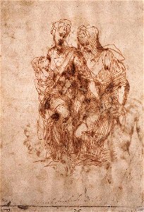 Michelangelo, St Anne with the Virgin and the Christ Child