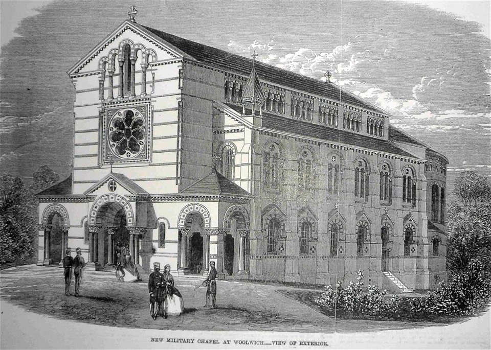 New Military Chapel at Woolwich, View of the Exterior