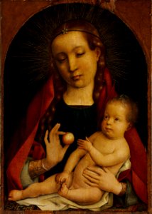 Michiel Sittow - The Virgin and Child - Google Art Project