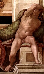 Michelangelo, ignudo 08
