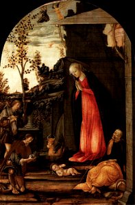 Michele Ciampanti - Adoration of the Shepherds - WGA04870. Free illustration for personal and commercial use.