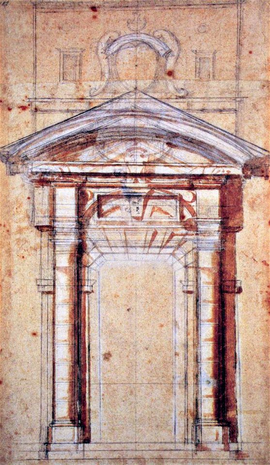 Michelangelo, Study for Porta Pia