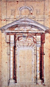 Michelangelo, Study for Porta Pia