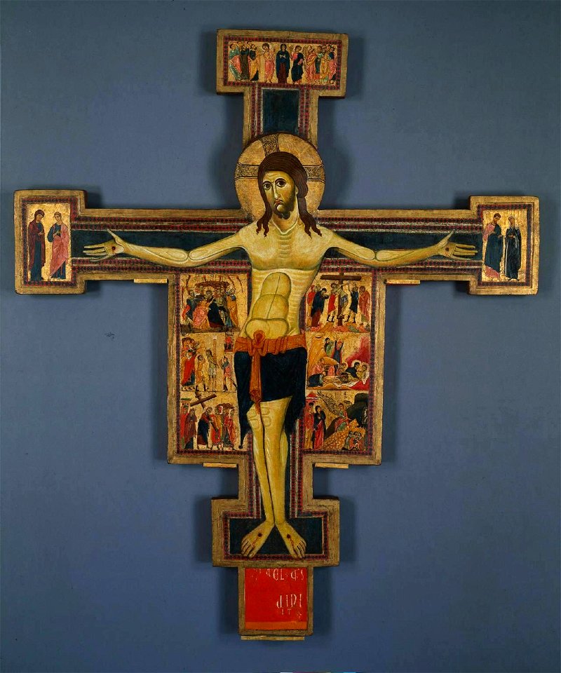 Michele di Baldovino, Crucifix with Scenes of the Passion, Italy, Pisa, 13th century c. 1230-1240, Cleveland Museum of Art
