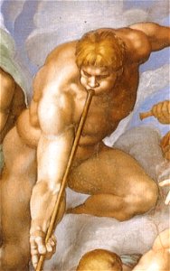 Michelangelo, giudizio universale, dettagli 27