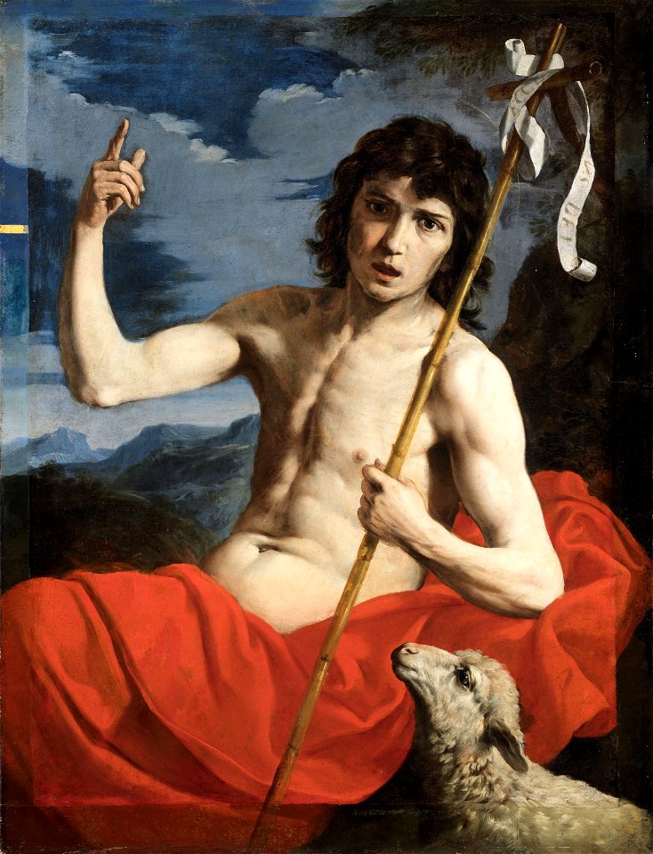 Michele Desubleo (attribuito) - San Giovanni Battista nel deserto