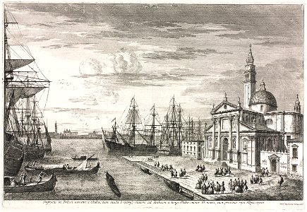 Michele Marieschi (Italian, 1710-1743) - S. Giorgio Maggiore - 2011.185 - Cleveland Museum of Art