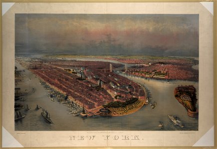 New York - drawn by J. Bachmann ; print by G. Schlegel, 97 William St. N.Y. LCCN98508526