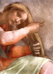 Michelangelo, lunetta, Amminadab 03