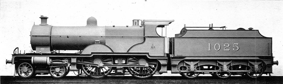 Midland Compound 1025 (Boys' Book of Locomotives, 1907)