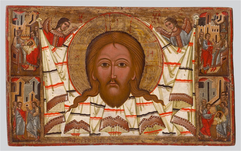 Neznámy ikonopisec - Mandylion - O 6189 - Slovak National Gallery